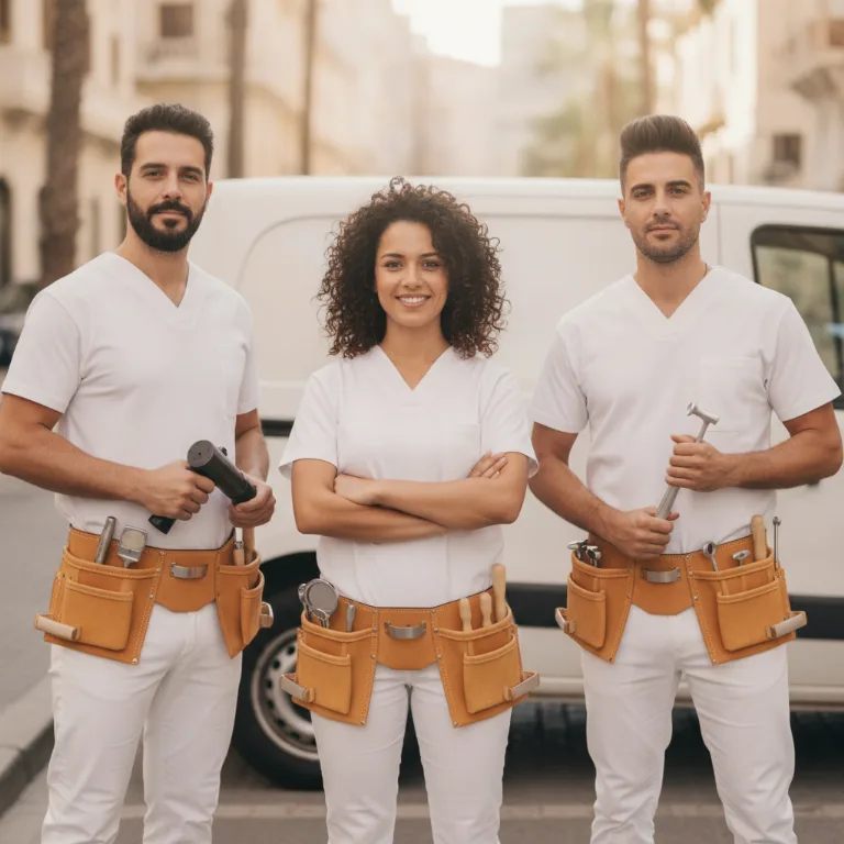 Quiropráctico equipo en San Fernando